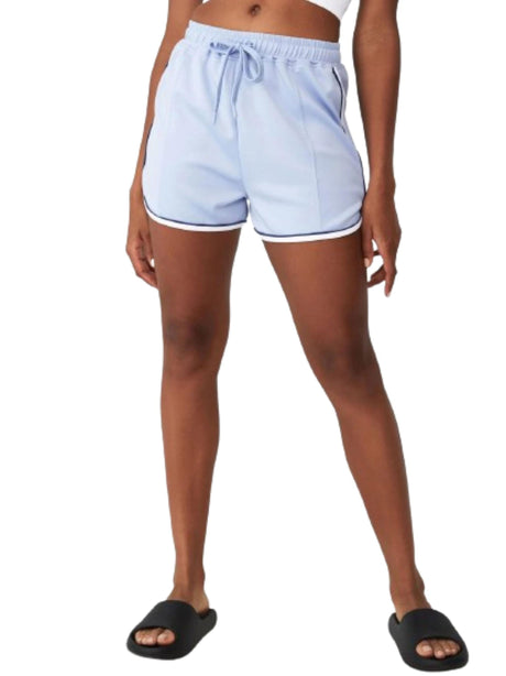 Image for Women's Plain Solid Sport Short,Light Blue