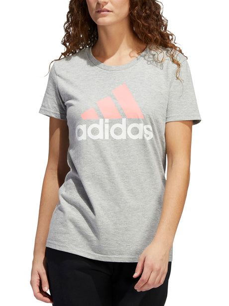 Image for Women's Brand Logo Printed Sport Top,Light Grey