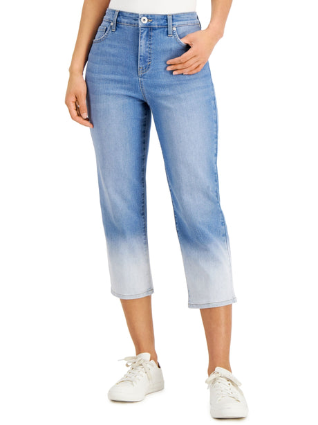 Image for Women's Washed Denim Jeans,Light Blue