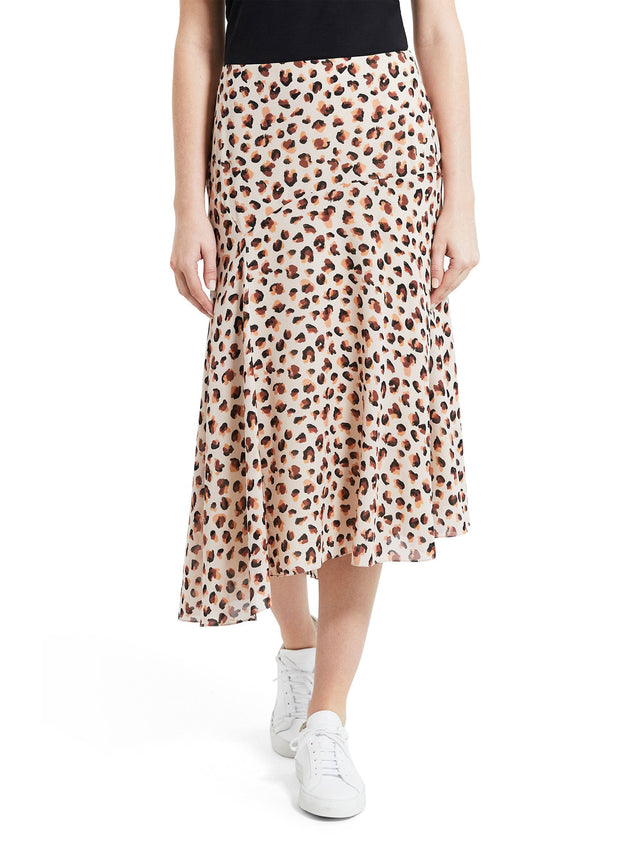Image for Women's Leopard Printed Long Skirt,Multi