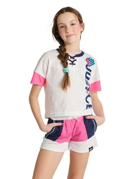 Image for kids Girl Graphic print Short Sleeve Top,White