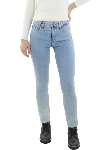 Image for Women's Washed High Rise Jeans, Light Blue