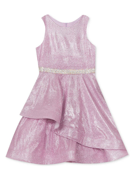 Image for Kids Girl Sparkling Short Dress,Pink