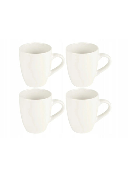 Image for Mug Set Of 4, 340 Ml Plain White