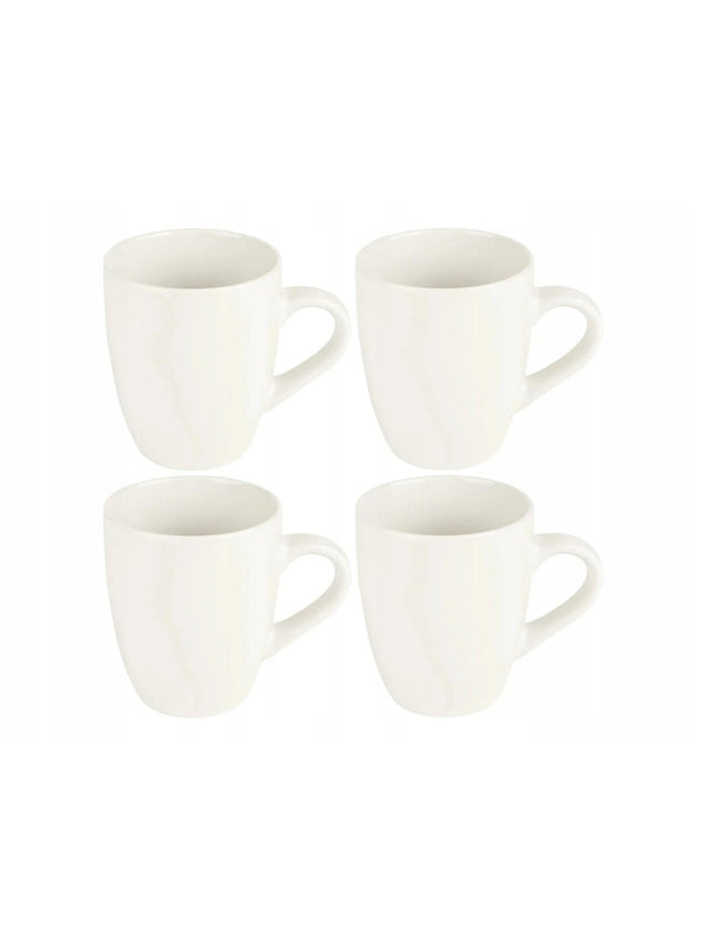 Image for Mug Set Of 4, 340 Ml Plain White