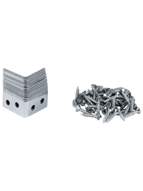 Image for Corner Braces 25 X 25 X 14 Mm, 16 Pack