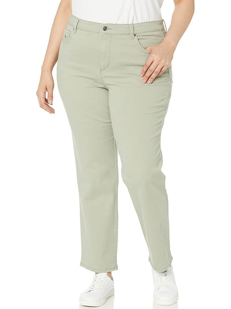 Image for Women's Plus Average Length Jeans,Olive