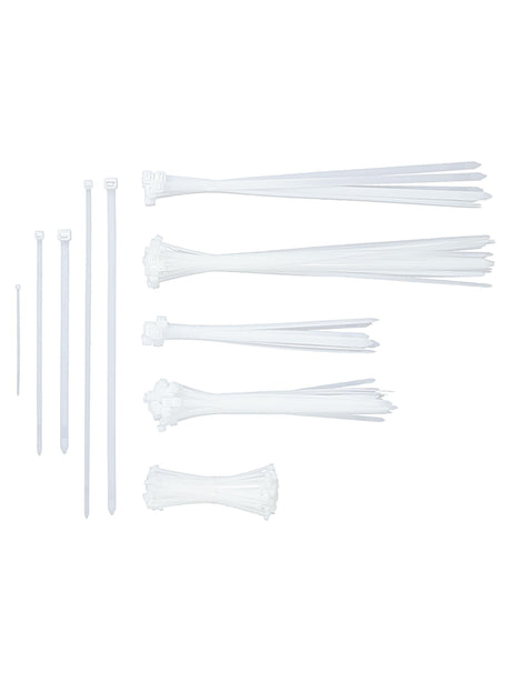 Image for Cable Tie Set, 251 Pieces, White