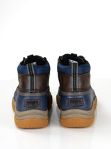 Image for Men's Color Block Rubber High Shoes,Navy/Brown