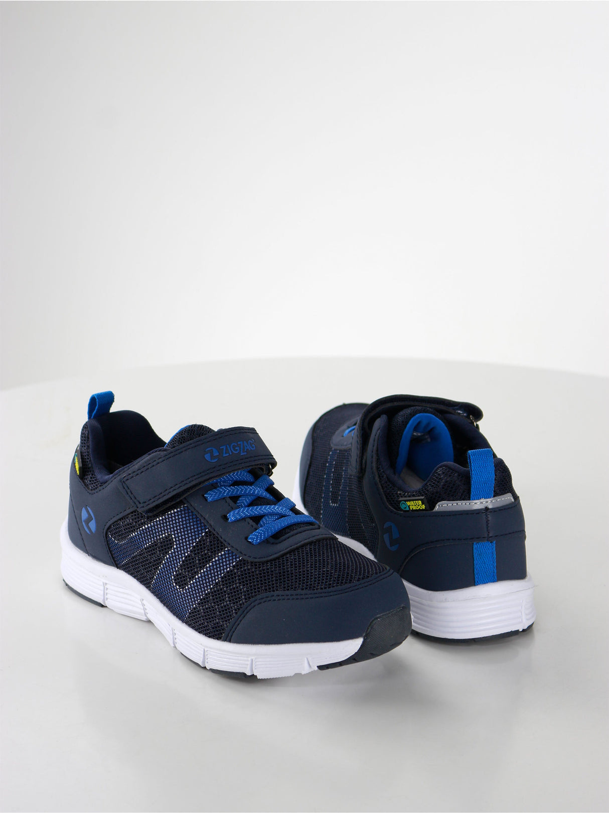 Image for Kids Boy Textile Velcro Closure Shoes, Navy 