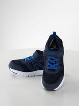 Image for Kids Boy Textile Velcro Closure Shoes, Navy 