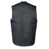 Men's Plain Solid Vest,Black