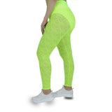 Women's Mesh Legging,Neon yellow