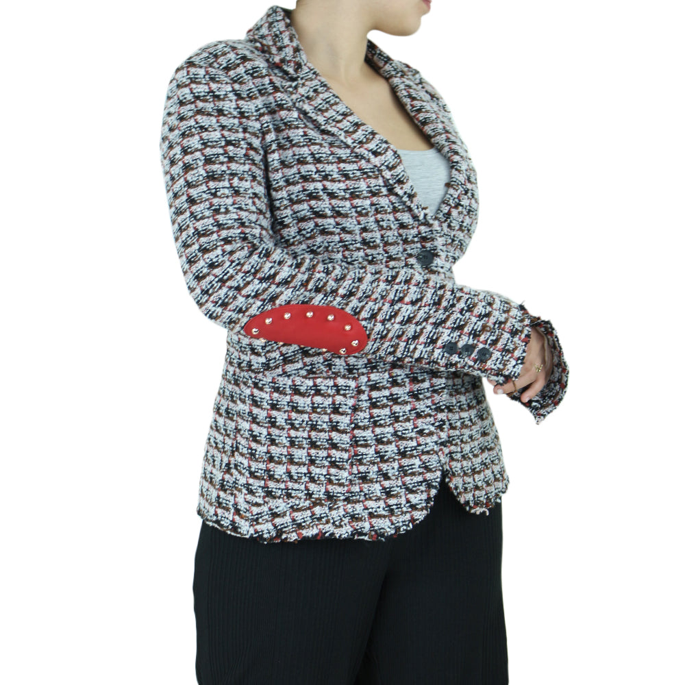 Patterned 2024 blazer womens