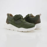 Kids Boy Sporty with a lightweight outer sole sneakers,Olive