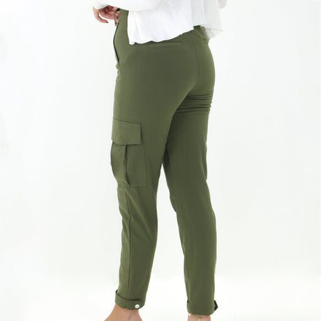 Image for Women's Slim-Leg Casual Pant,Olive