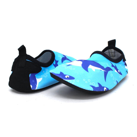 Image for Kid's Girl Sharks Printed Water Shoes,Blue