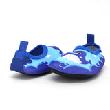 Image for Kid's Girl Big Shark Print Water Shoes,Blue/Indigo