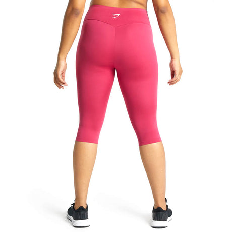 Image for Women's High Waist Cropped Legging,Fuchsia