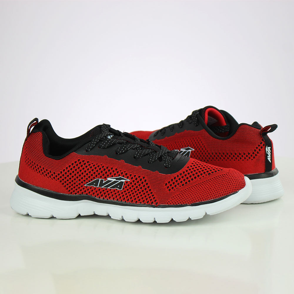 Image for Men's Mesh Color Block Shoes,Red